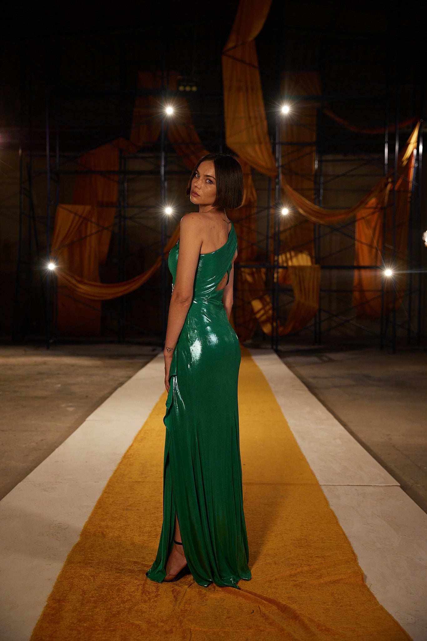 Runway Look 24 in Green