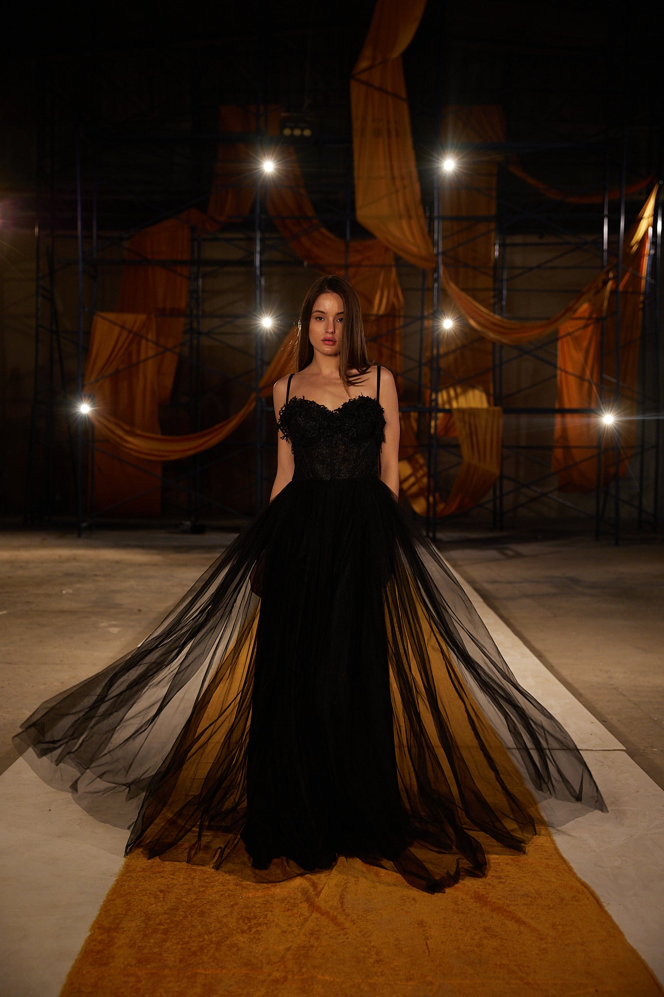 Runway Look 42 in Black