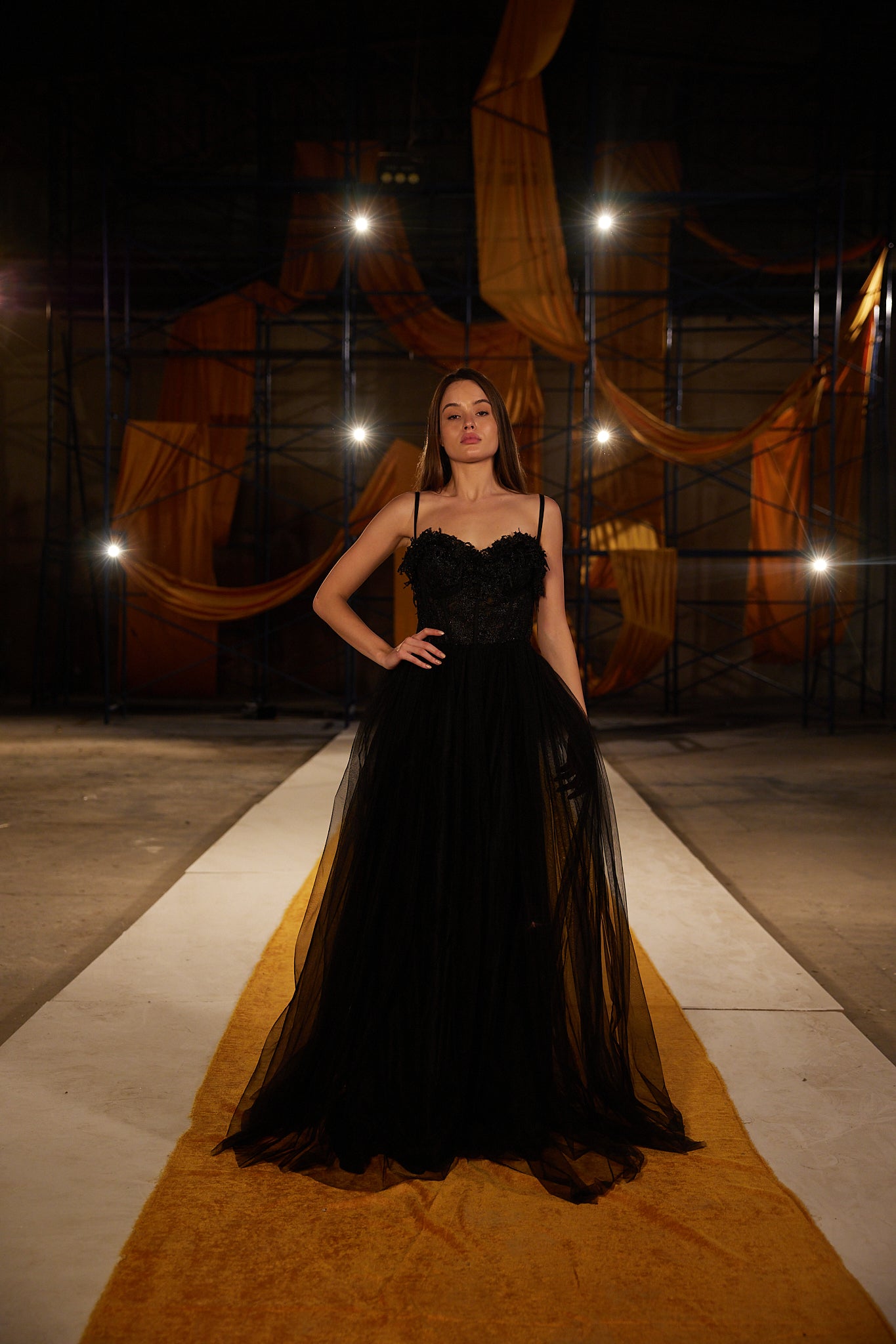 Runway Look 42 in Black