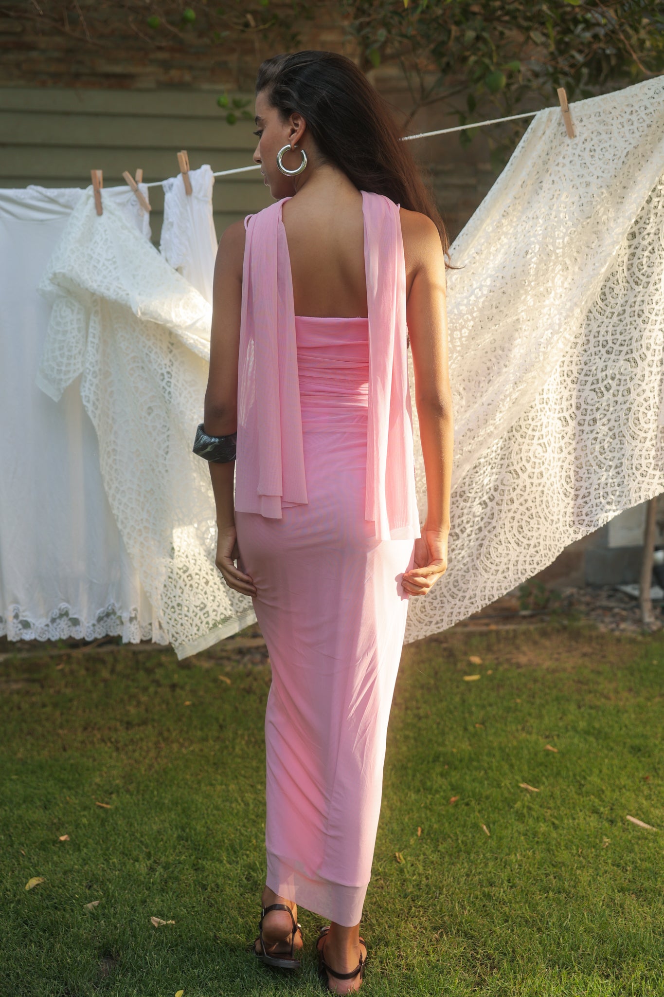 Tulle Dress in Pink