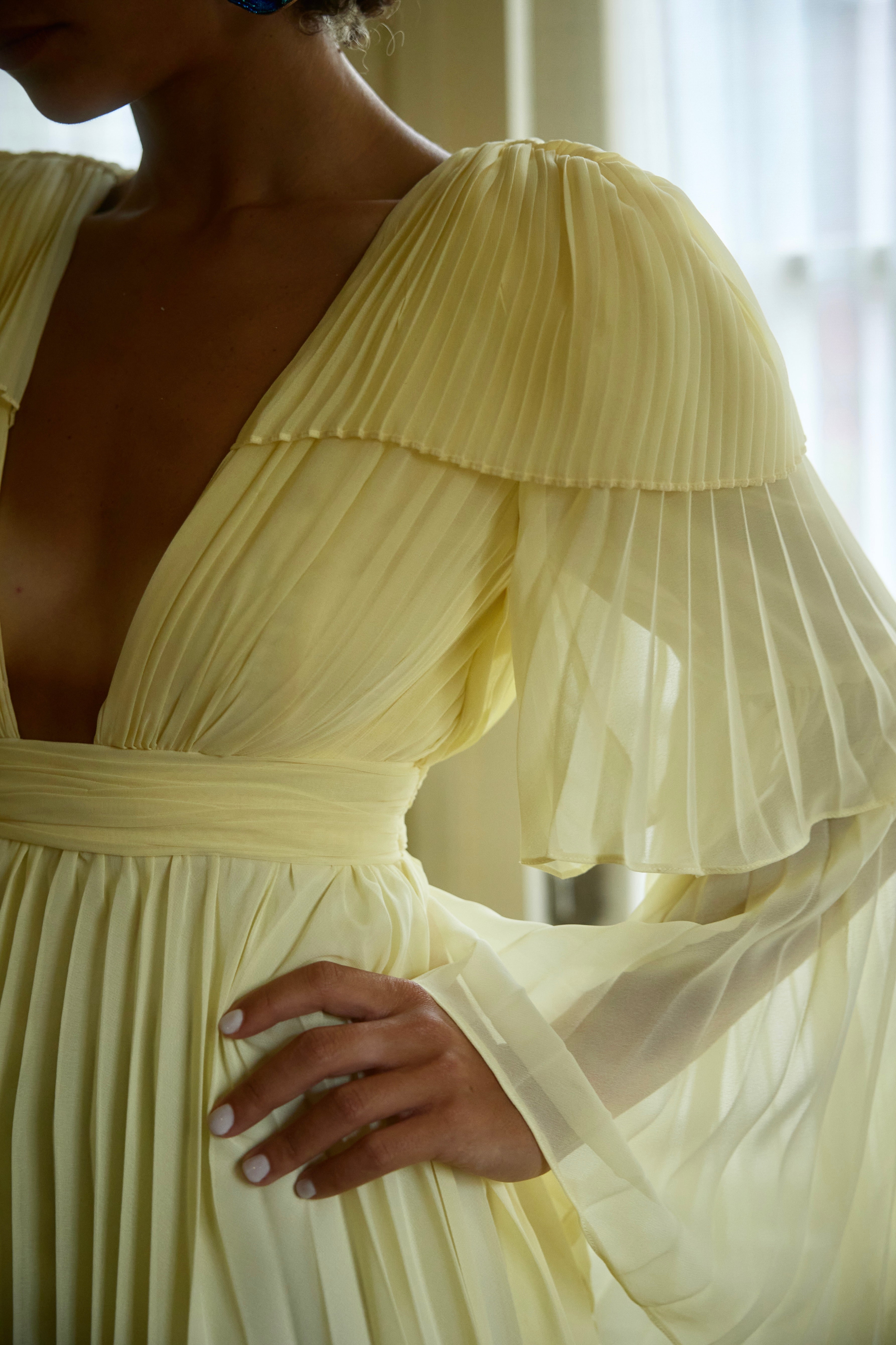 Nour in Pale Yellow