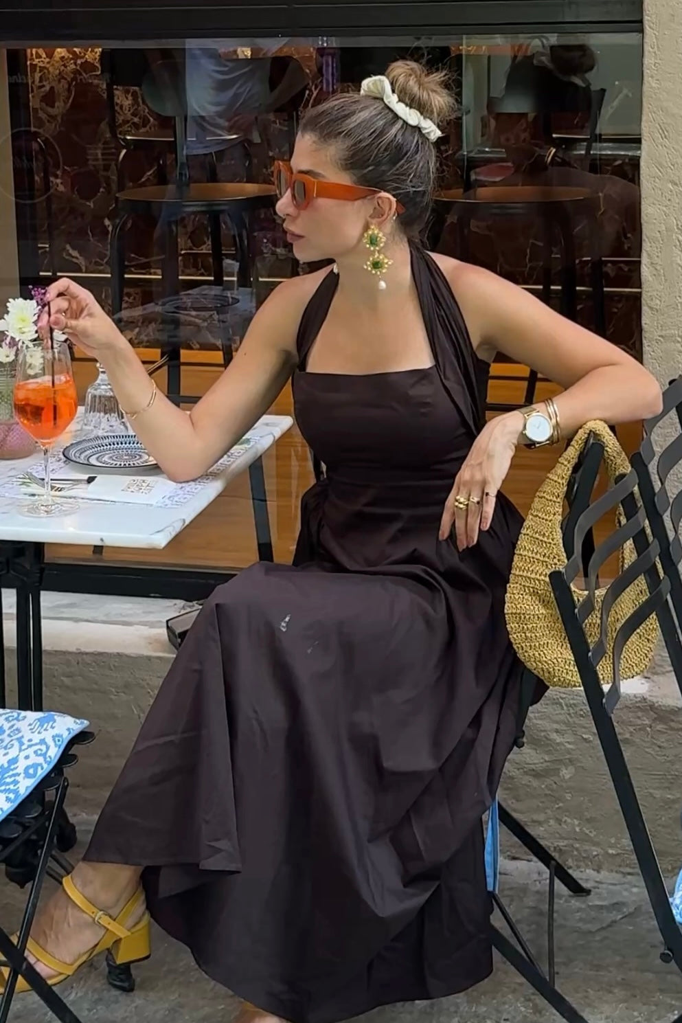The Gelato Dress in Espresso