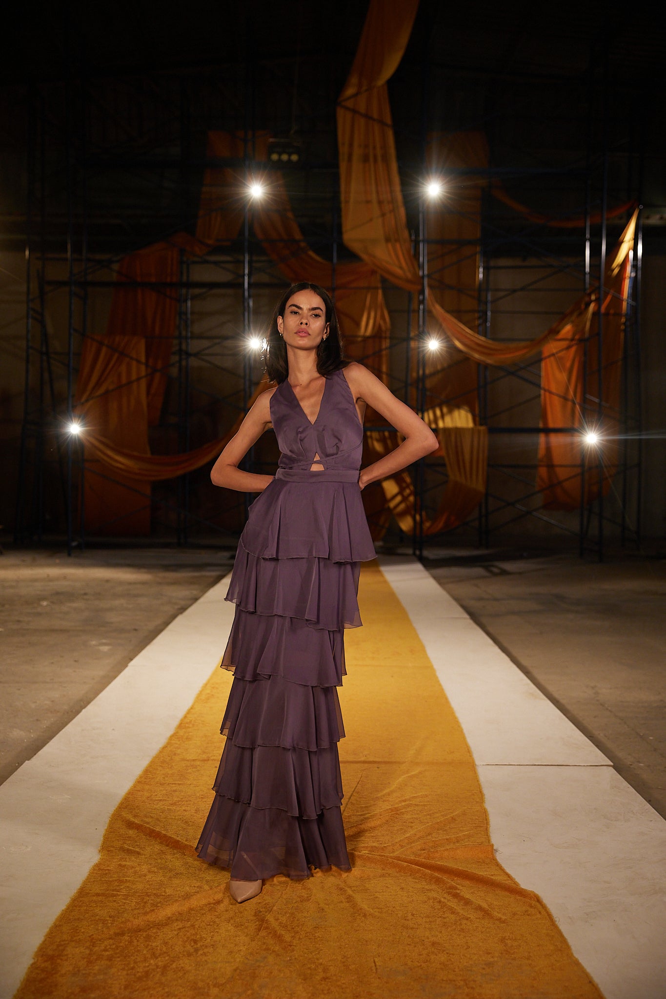 Runway Look 11 in Lilac