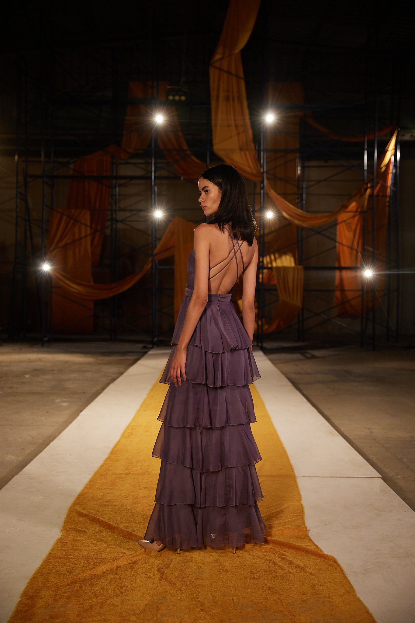 Runway Look 11 in Lilac