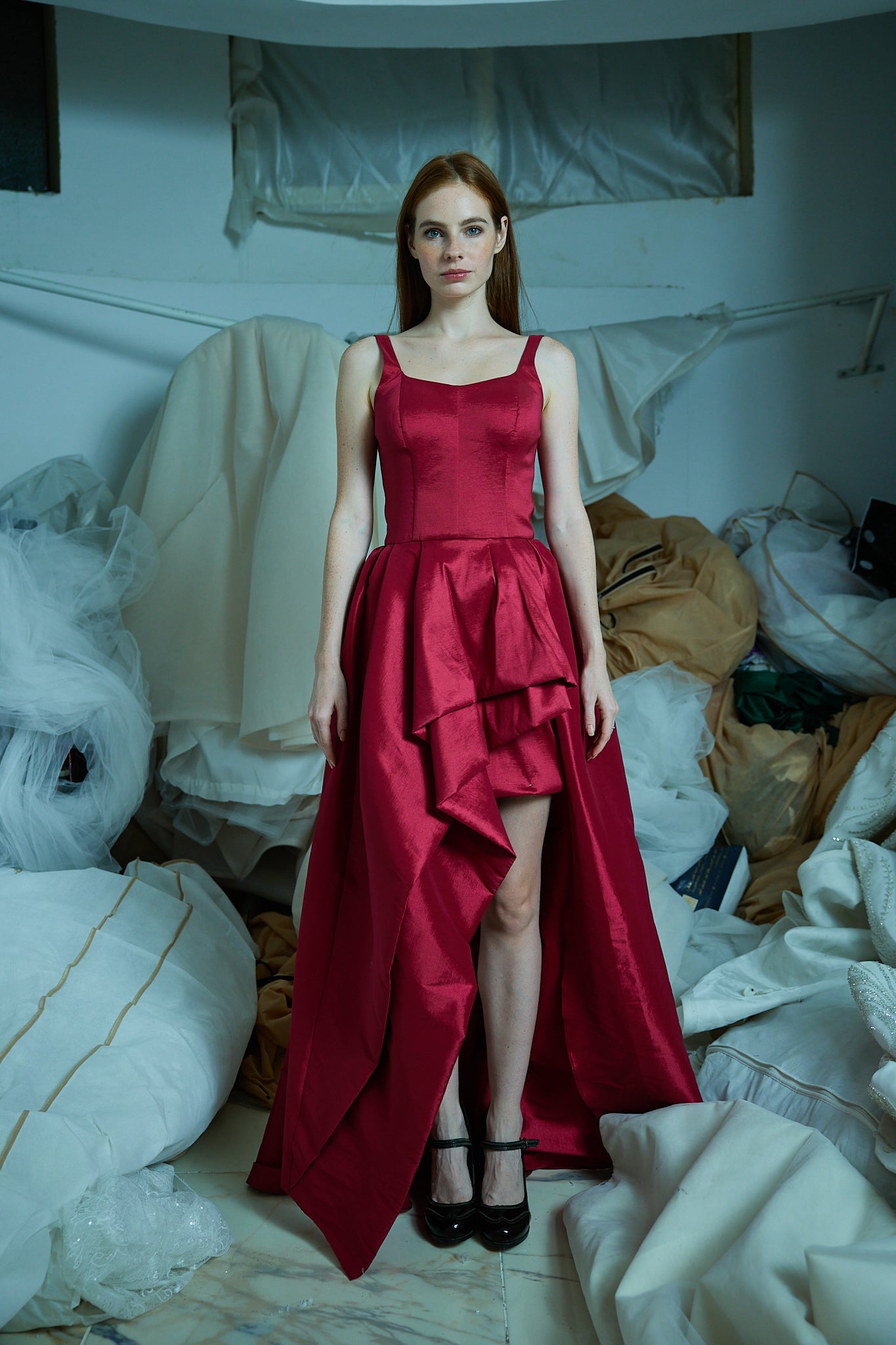 Chaos to Art Look 4 in Burgundy