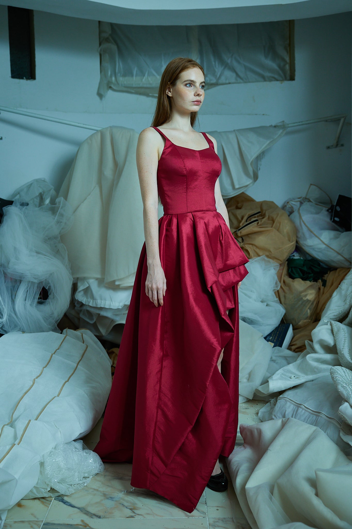 Chaos to Art Look 4 in Burgundy