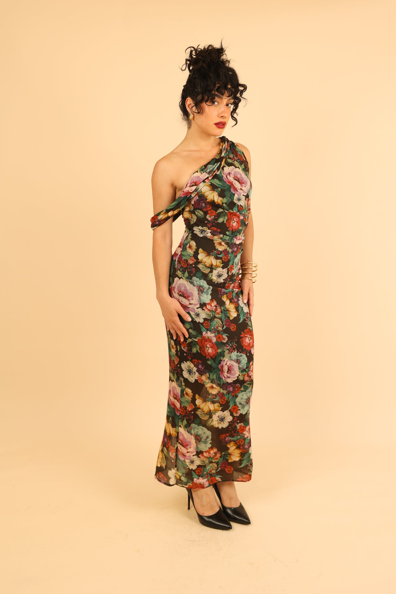The Sorbet Dress in Raspberry Rainbow (Limited Edition & Quantities)