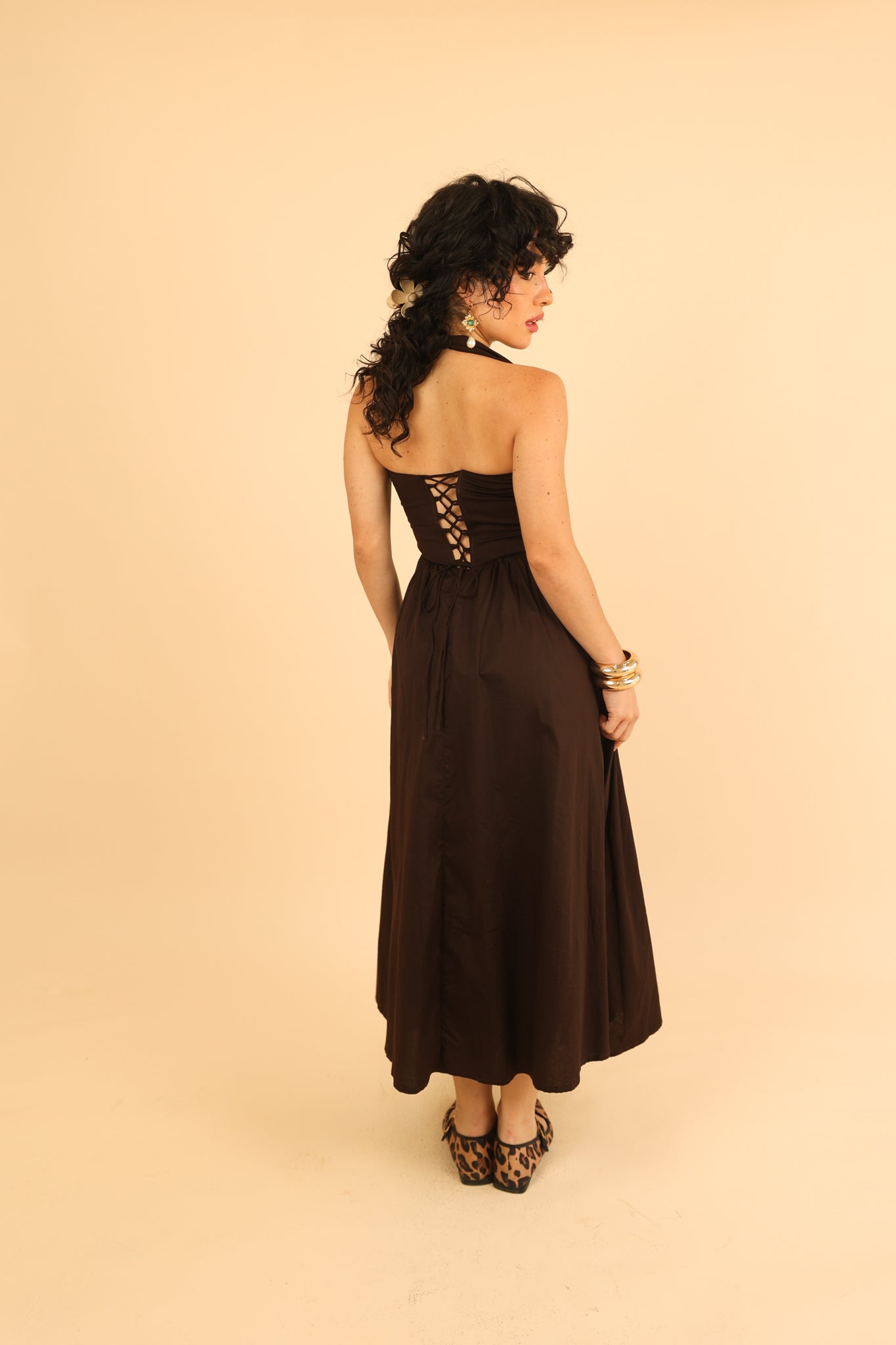 The Gelato Dress in Espresso