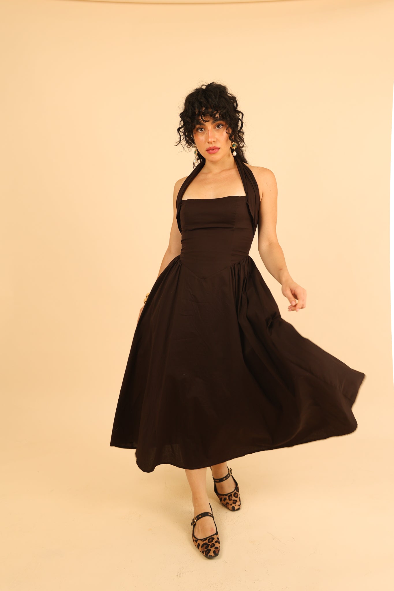 The Gelato Dress in Espresso