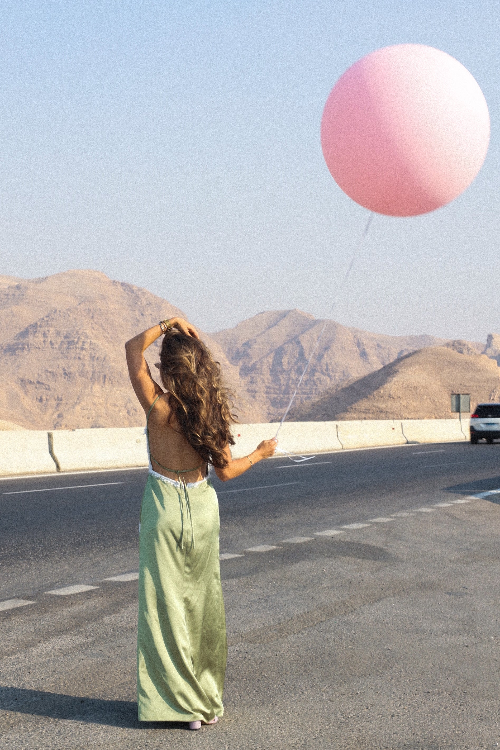 The Meringue Dress in Matcha Latte