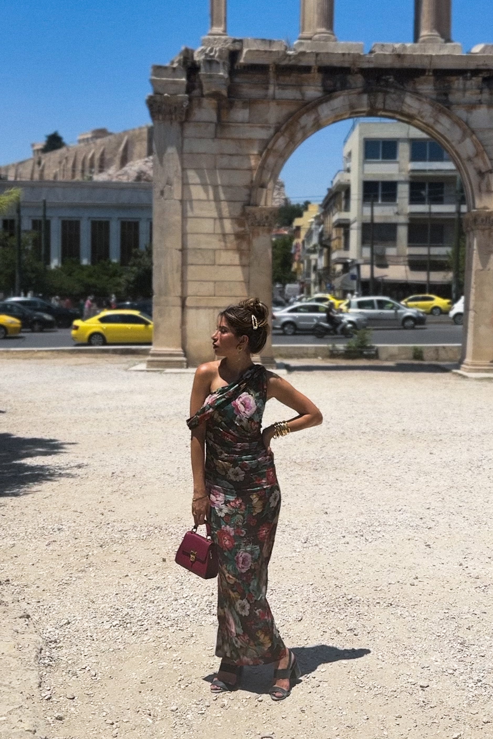 The Sorbet Dress in Raspberry Rainbow (Limited Edition & Quantities)