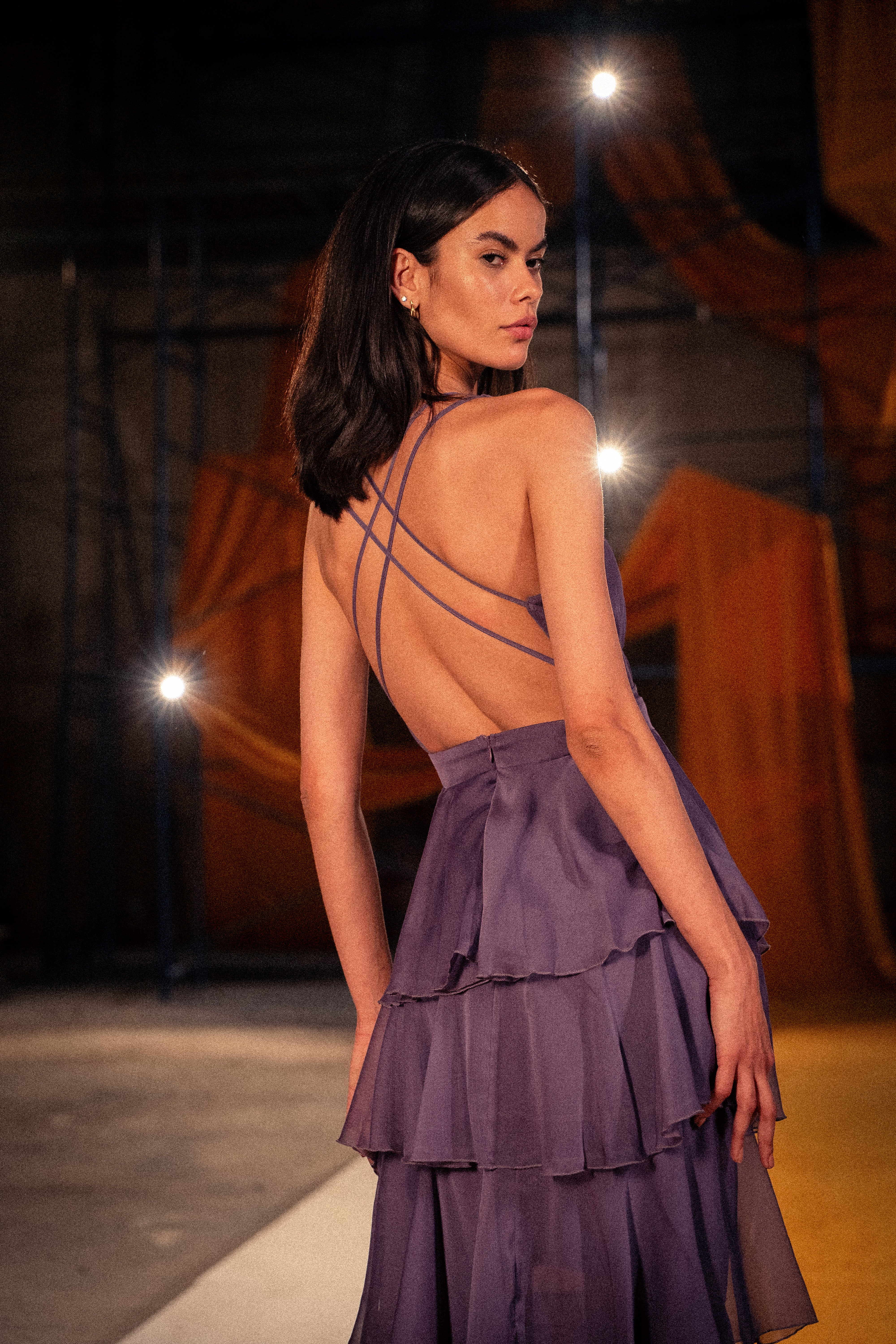 Runway Look 11 in Lilac