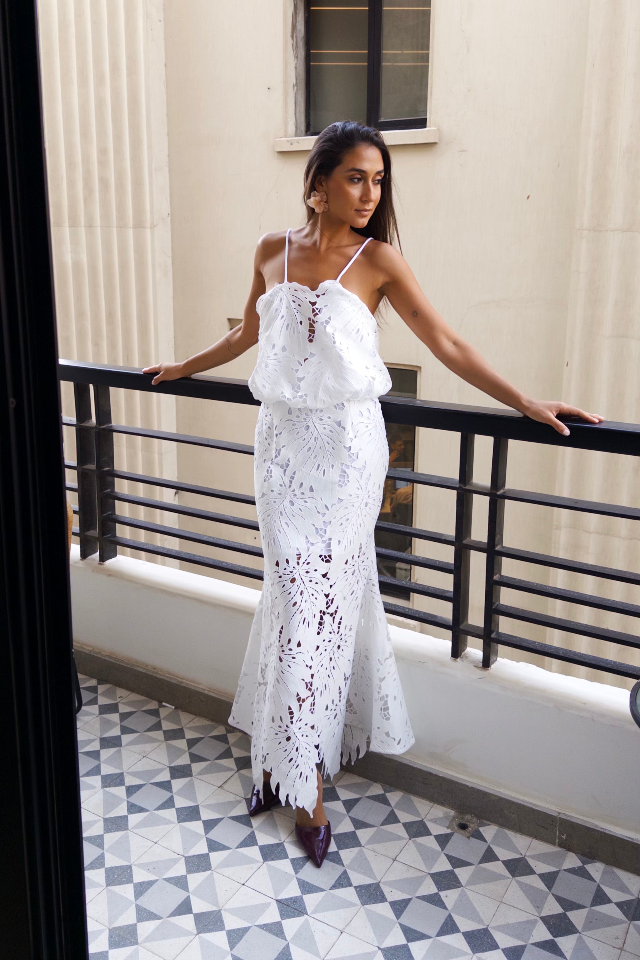 Spring Bloom in White