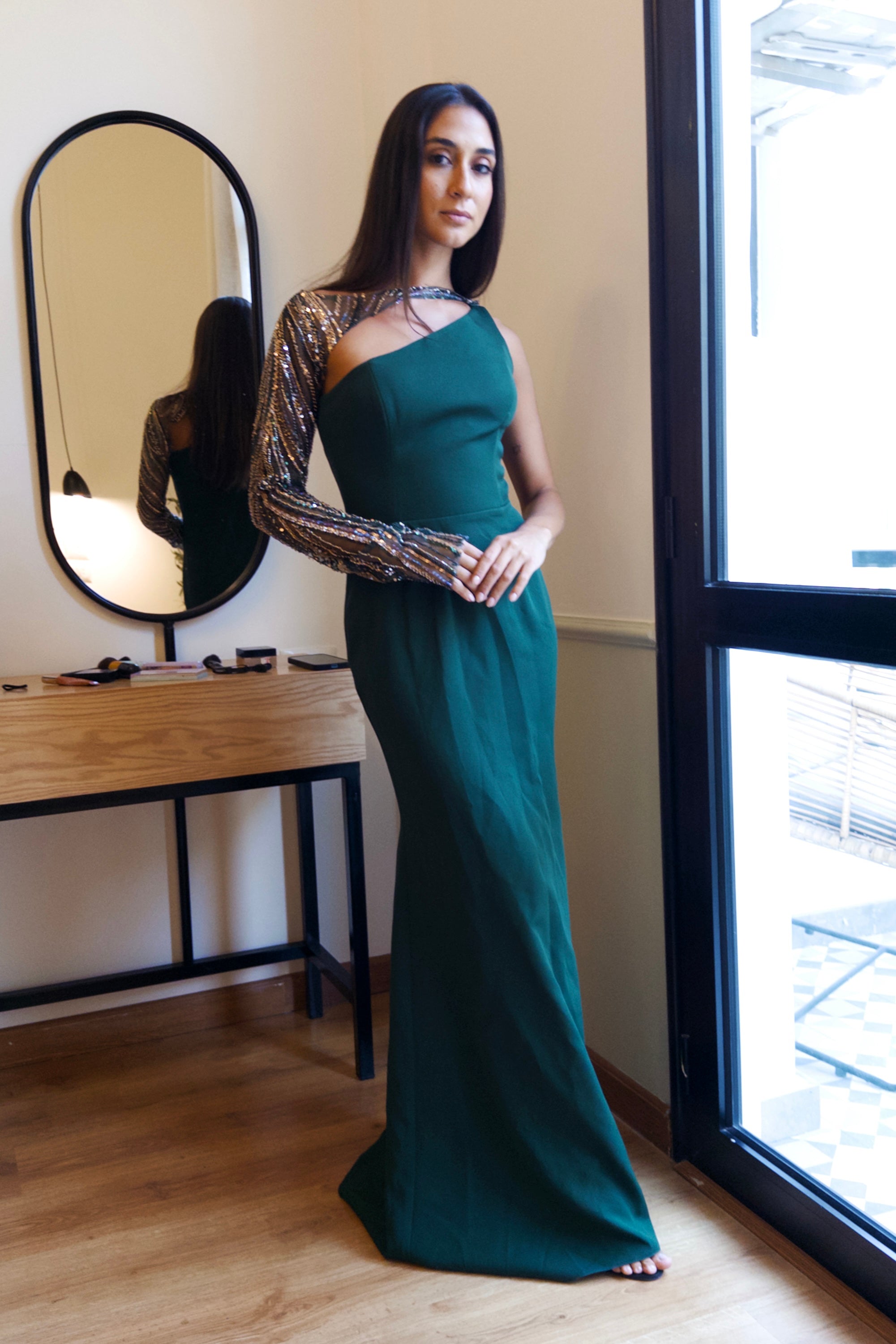 Serpentina in Dark Green