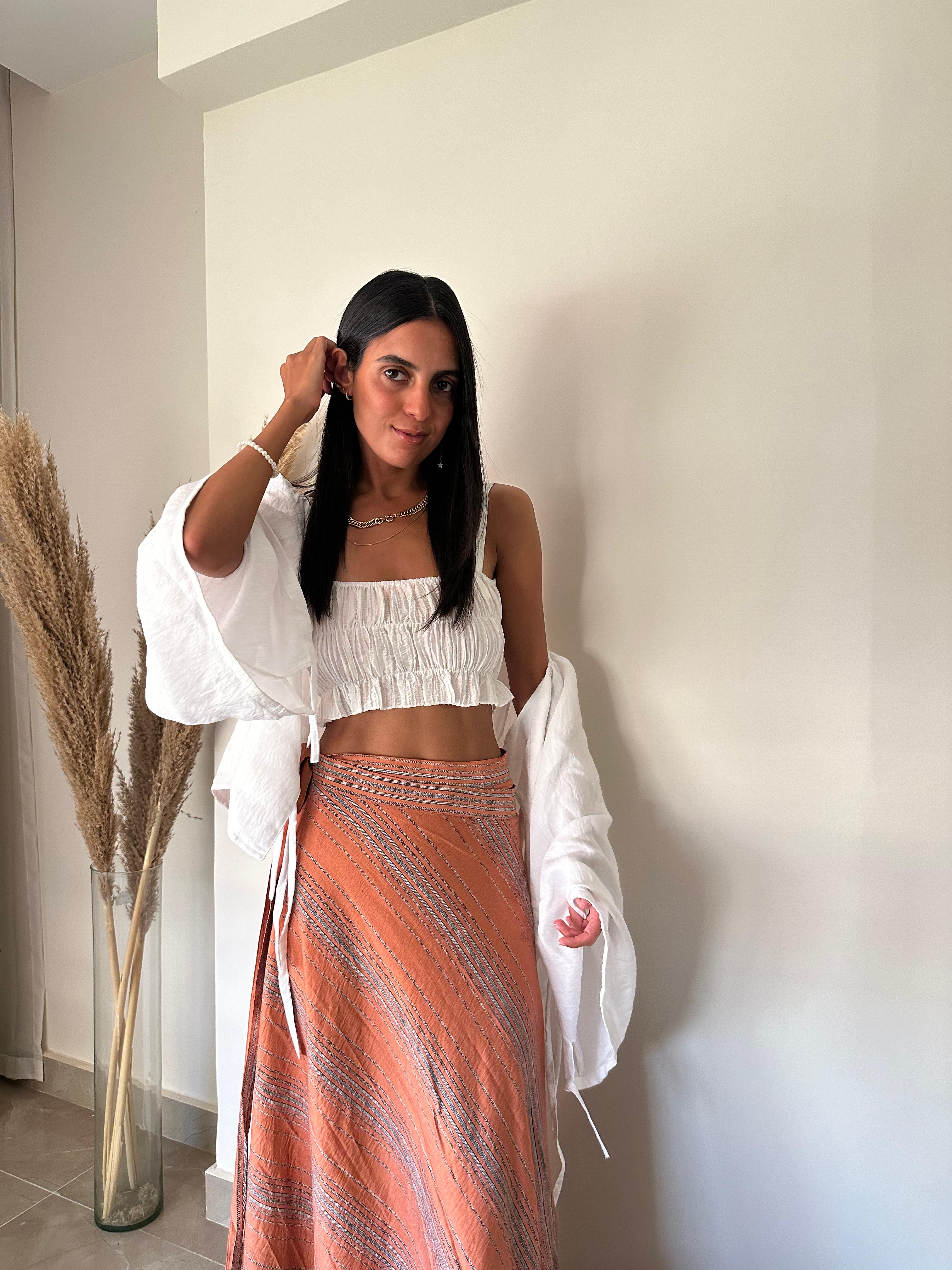 Twist & Wear in Orange x Black