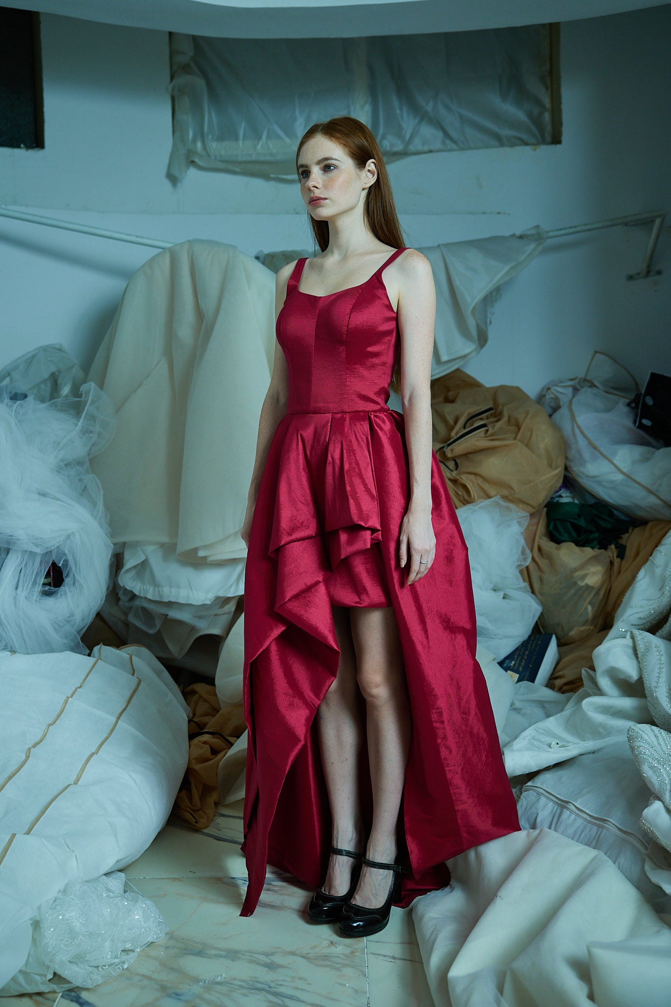 Chaos to Art Look 4 in Burgundy
