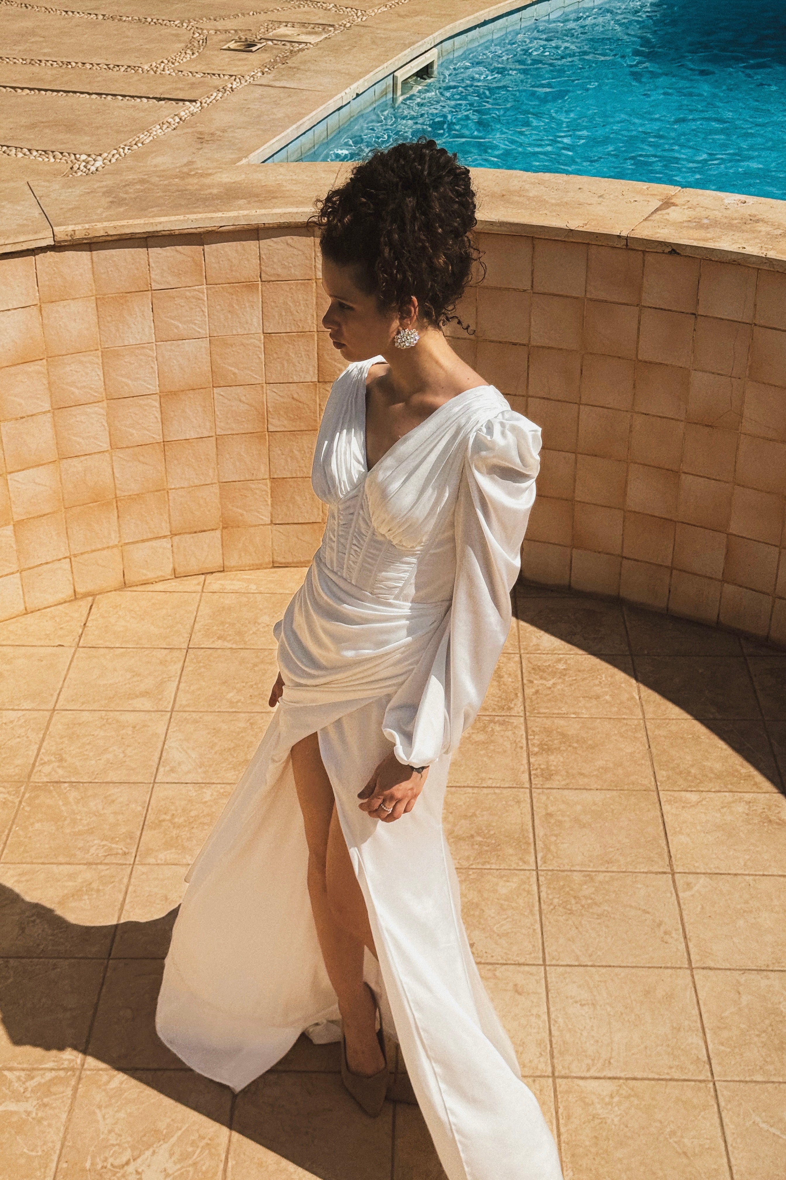Runway Look 43 in White