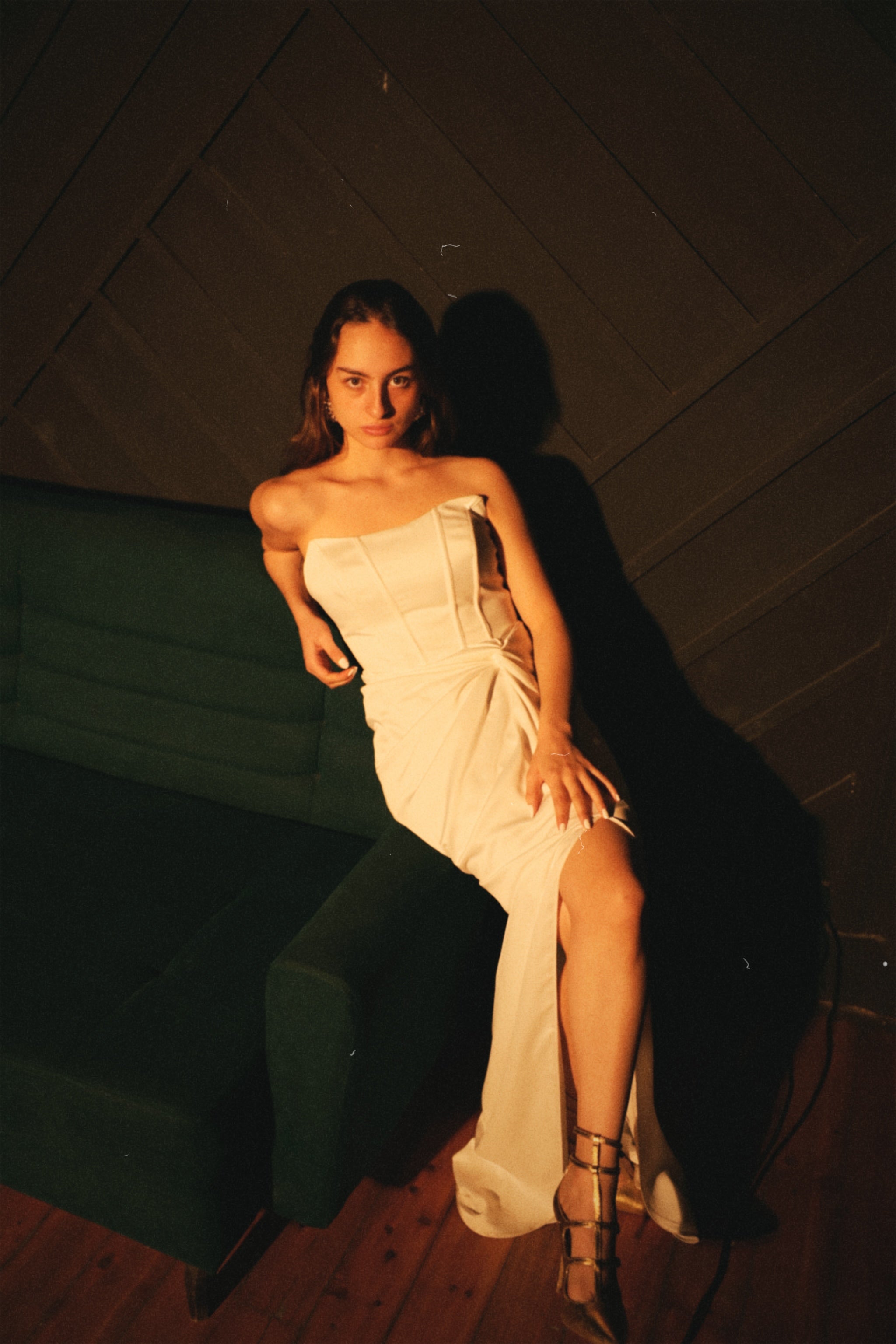 Satin Bustier Dress