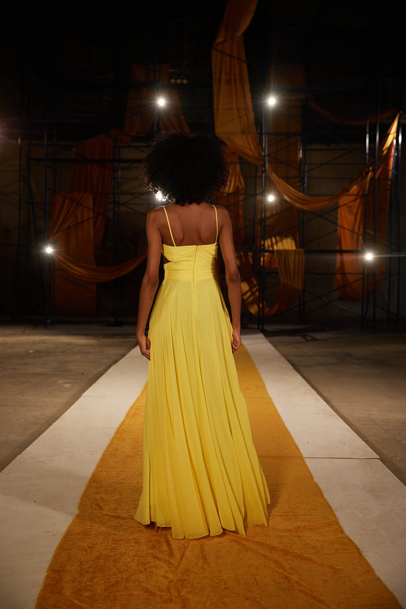 Runway Look 5 in Yellow