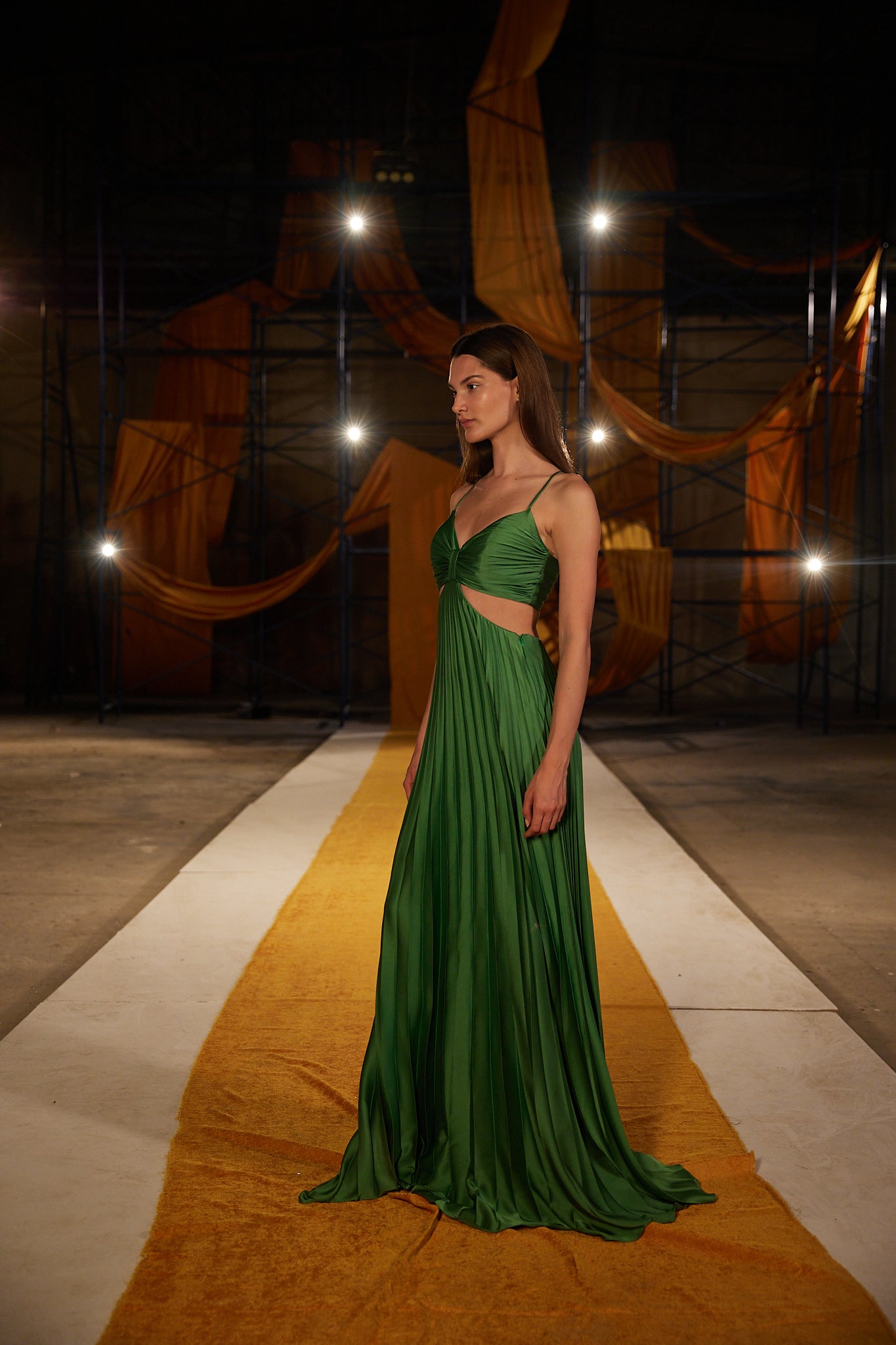 Runway Look 45 in Green