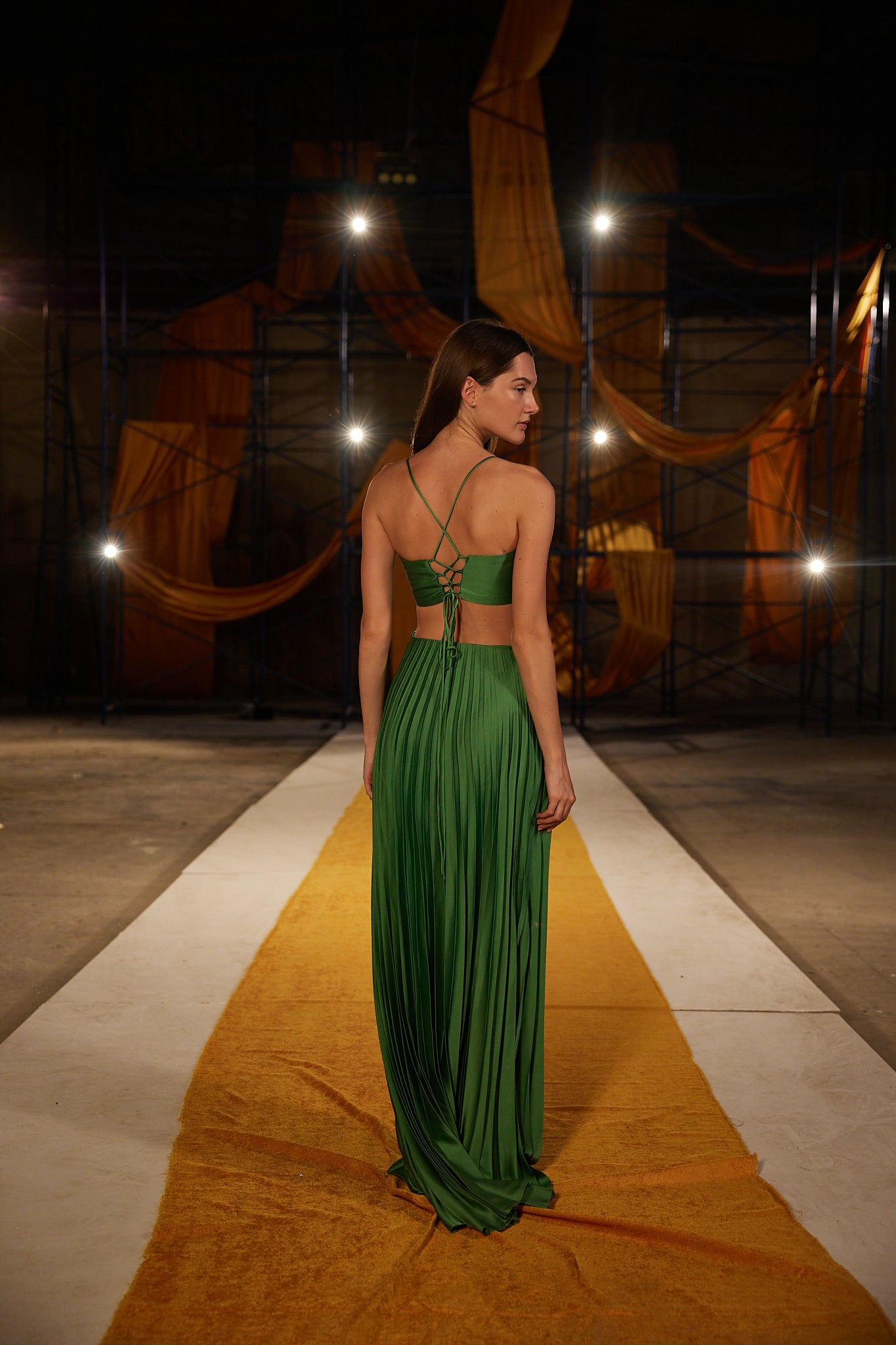 Runway Look 45 in Green