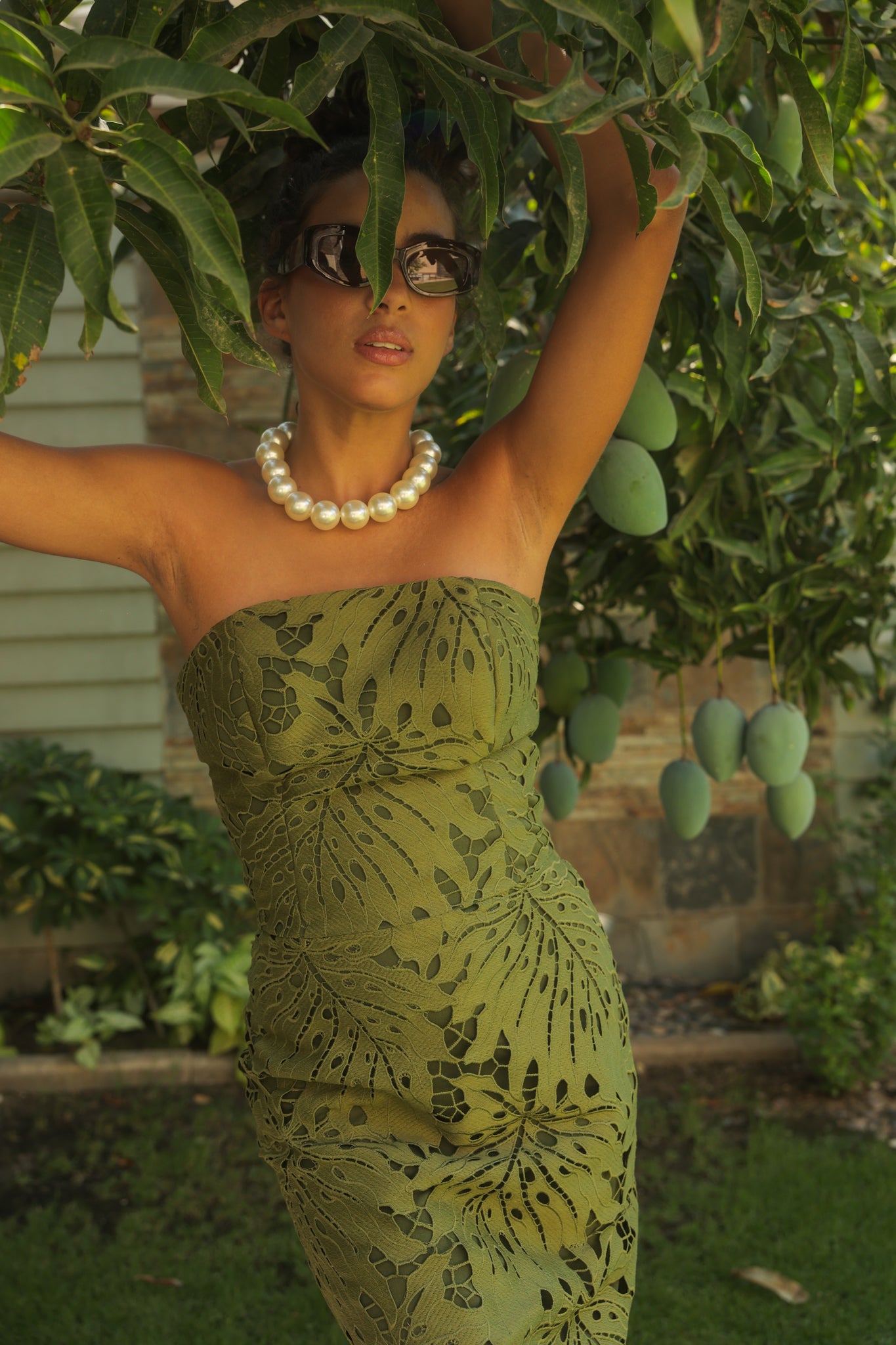 The Tube Dress in Green