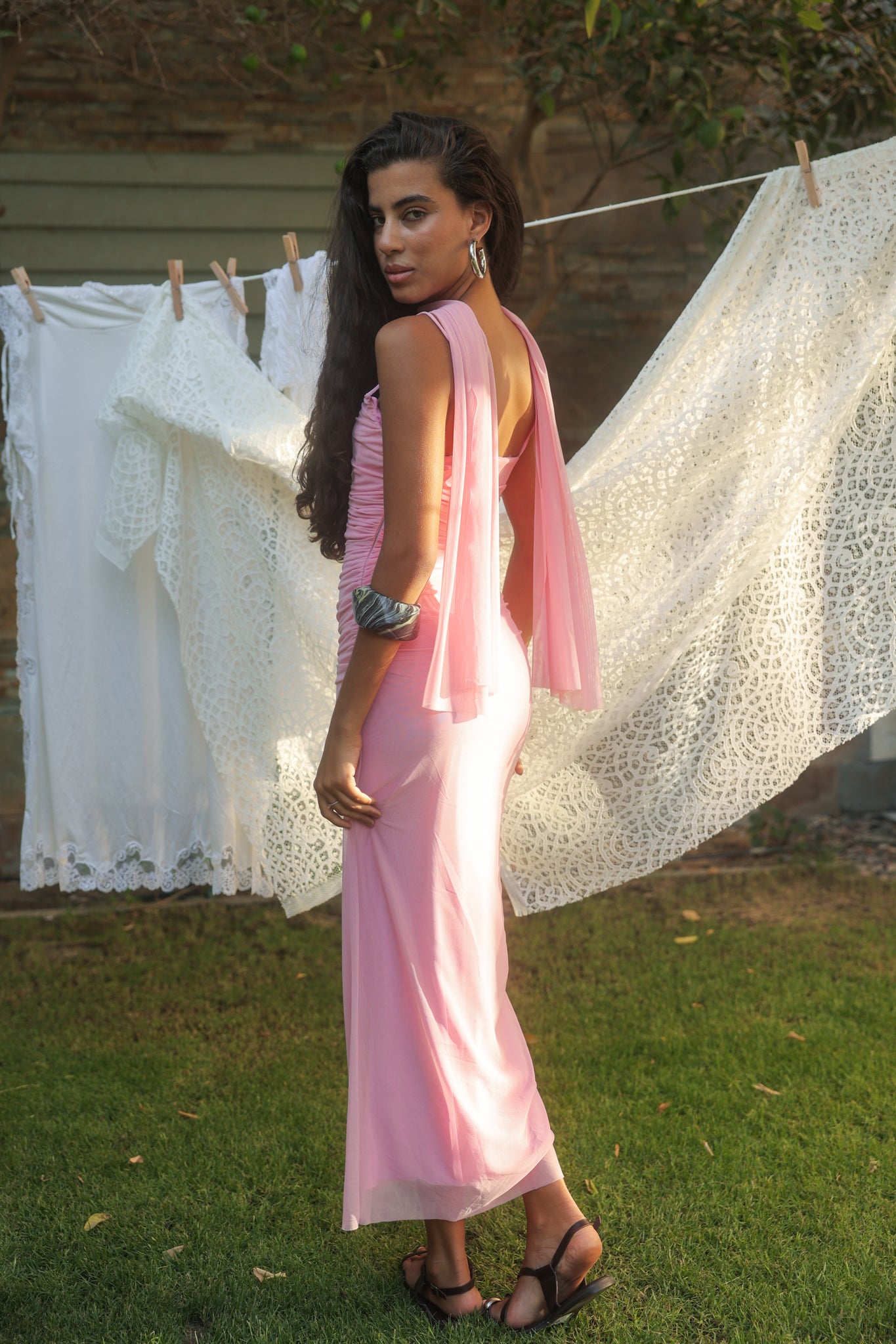 Tulle Dress in Pink