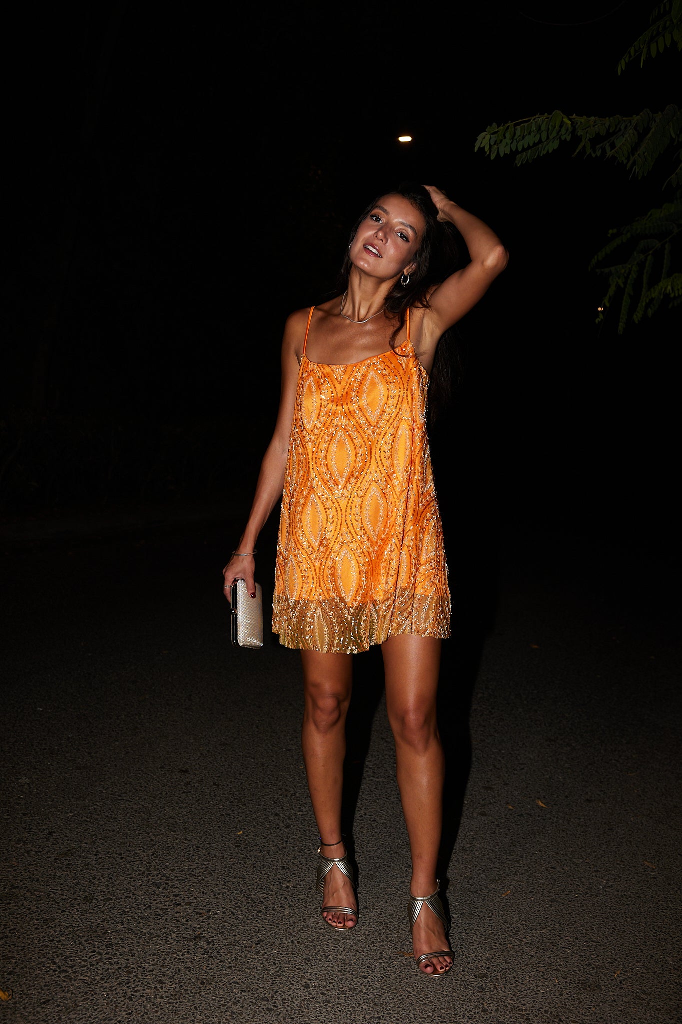 The Evening Nightie in Orange