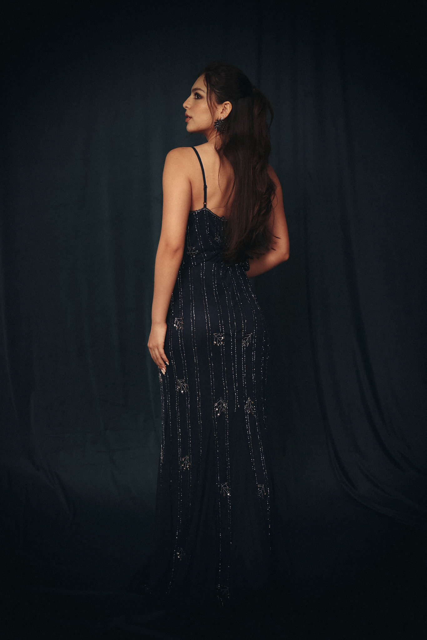 The Gatsby Dress In Navy