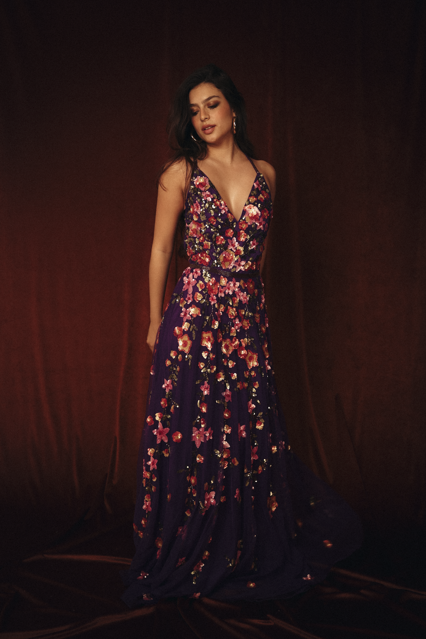 fall from grace dress Autumn's golden leaves meet emerald grace with this timeless jacquard gown. Find this style along with many others from the Fall collection at 25 South Boutiques.@25southboutiques Hair and make up credit @davidjwitchell