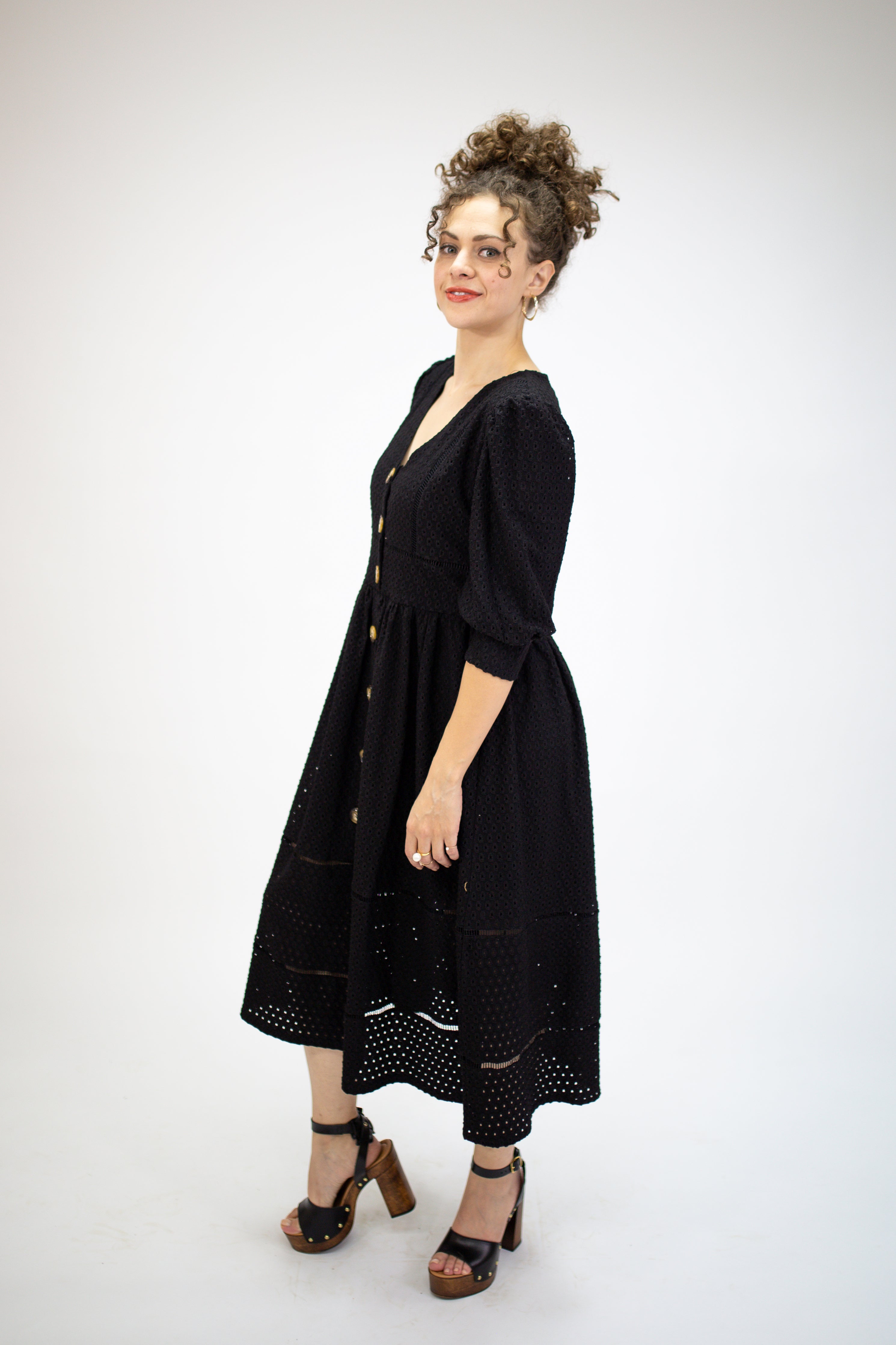 Long Dress with Buttons