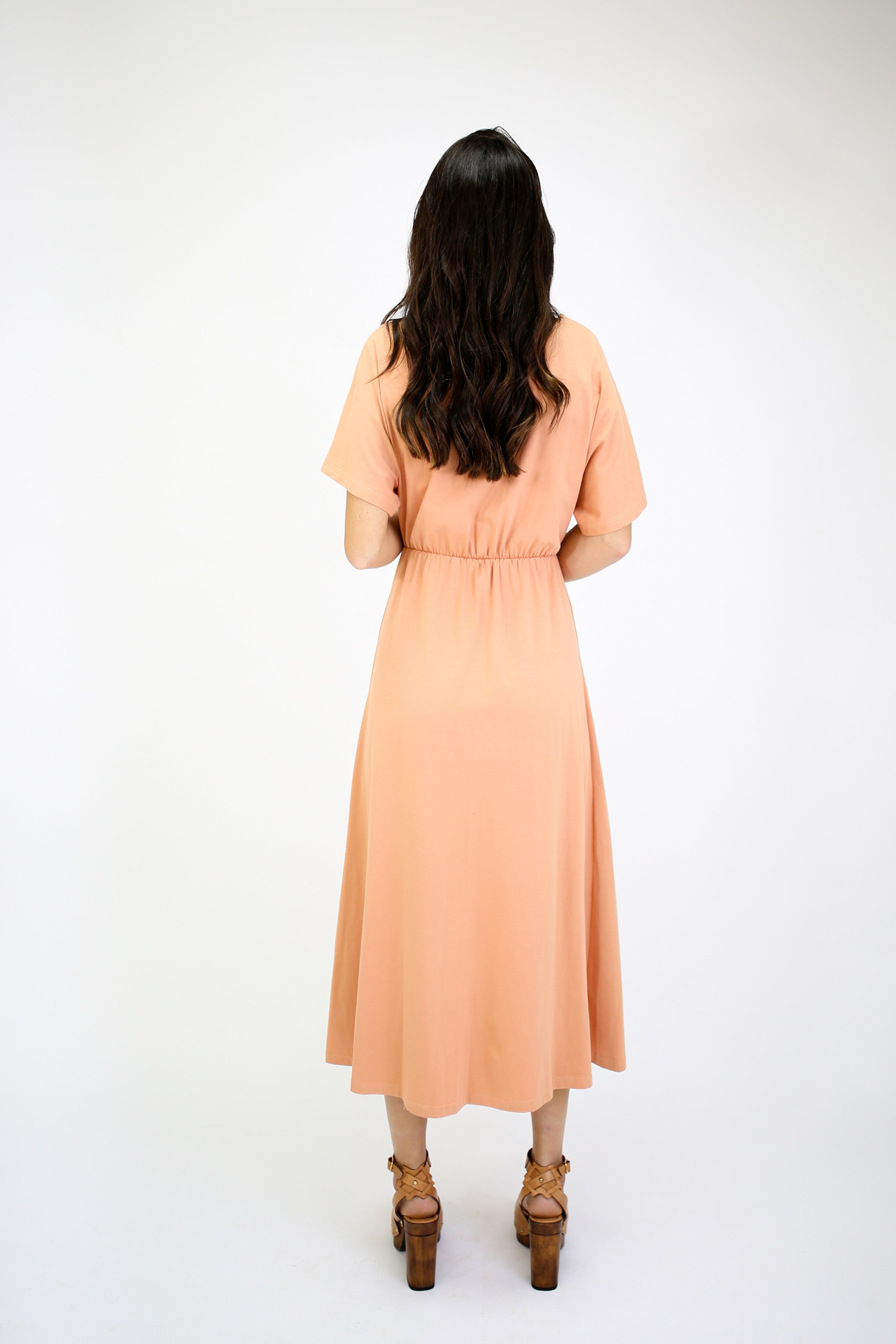 Cotton Double Breasted Dress