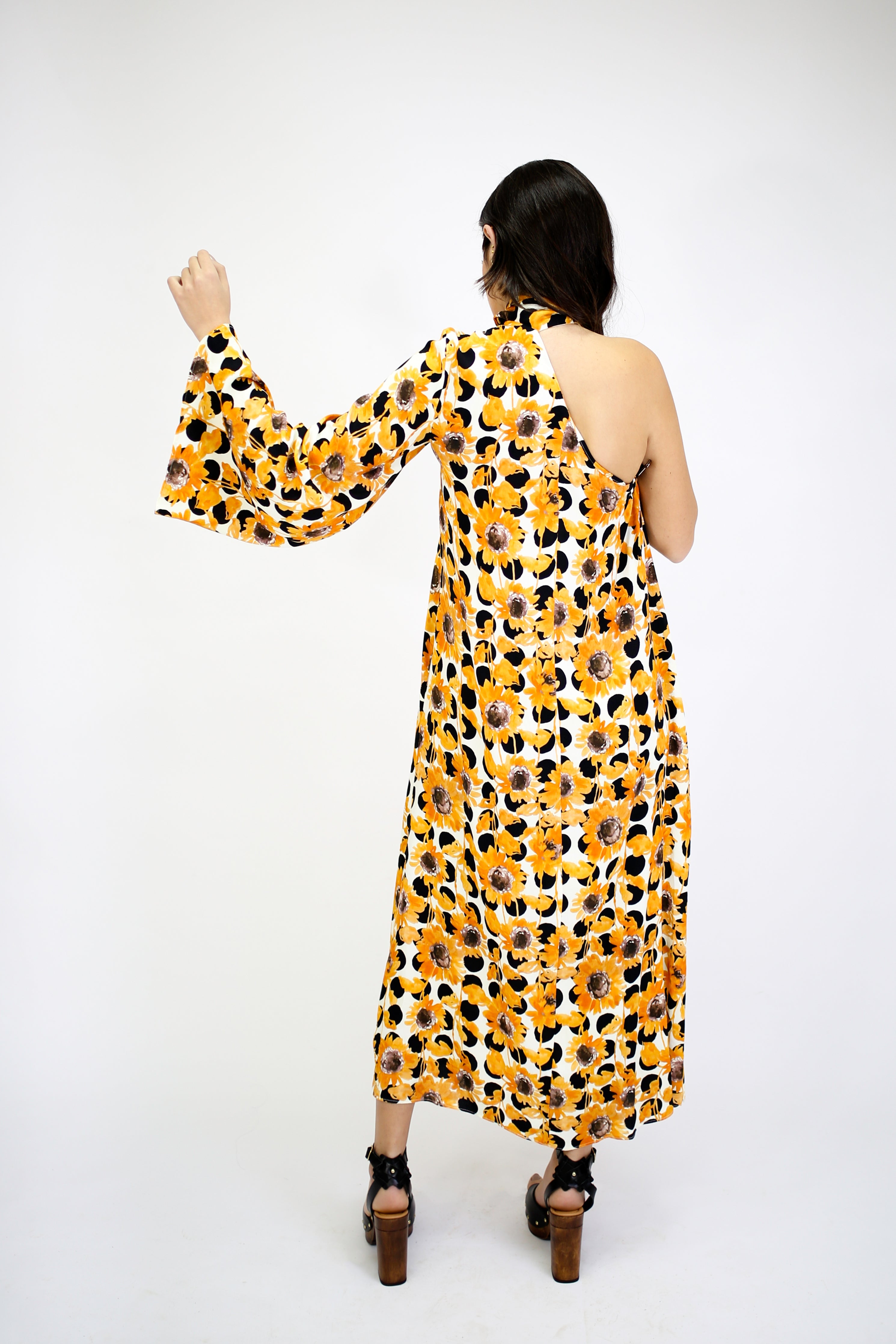 One Sleeve Long Dress